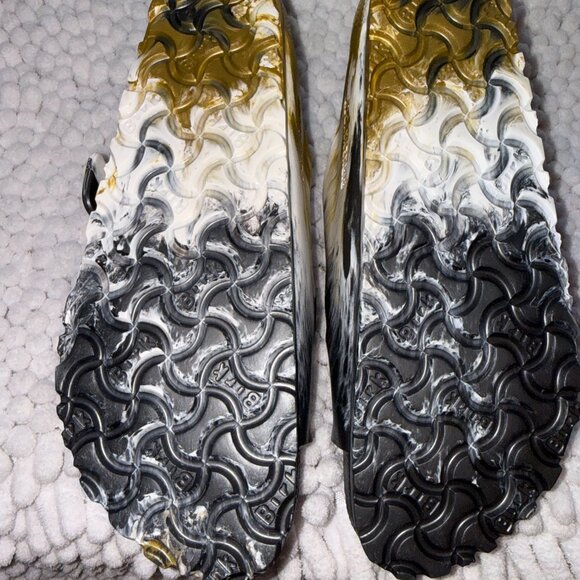 Birkenstock Arizona EVA Marble Adjustable Buckle Slide Sandals - Picture 2 of 3